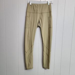 ALONG FIT Olive Yoga Leggings